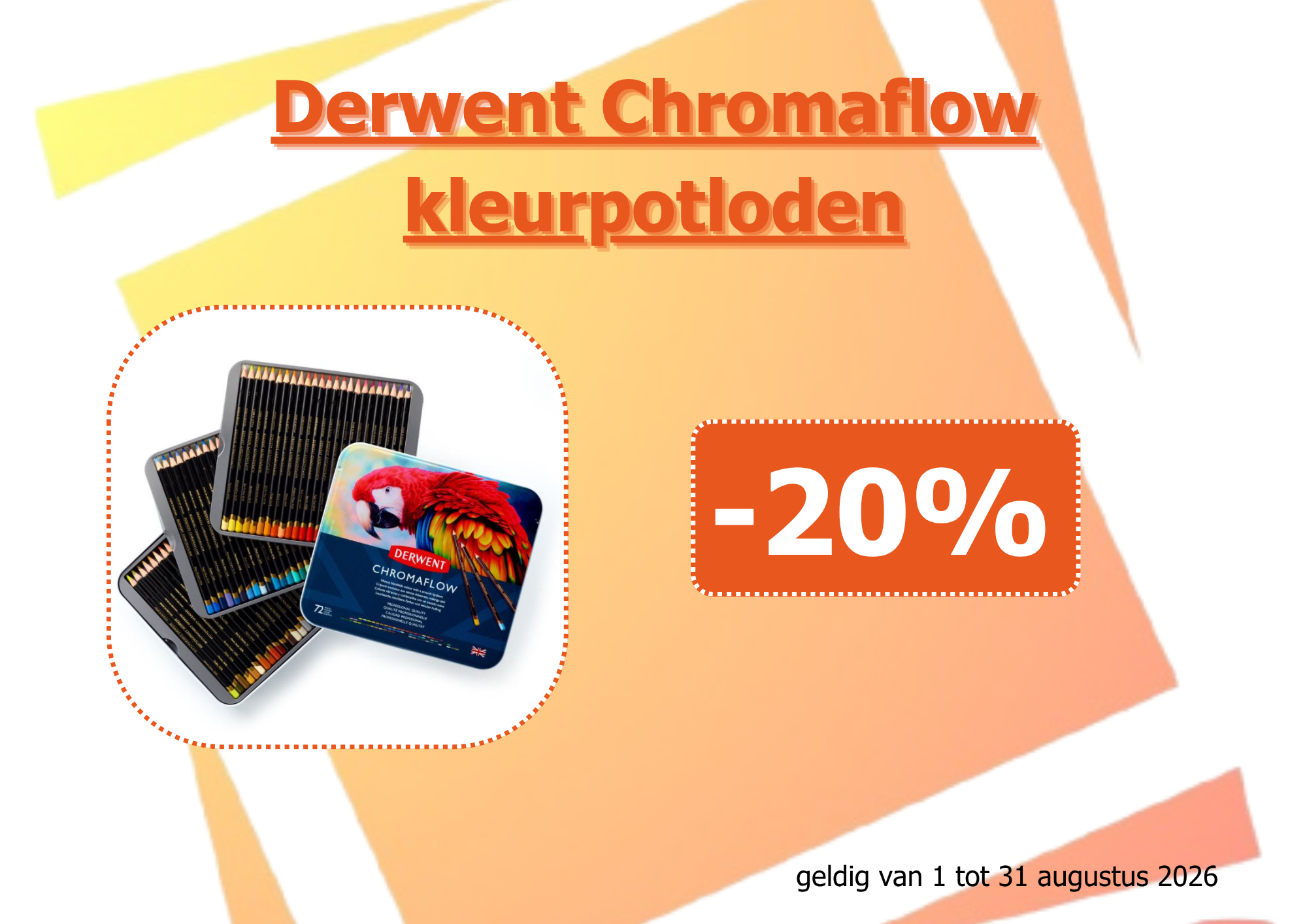 Derwent Chromaflow kleurpotloden