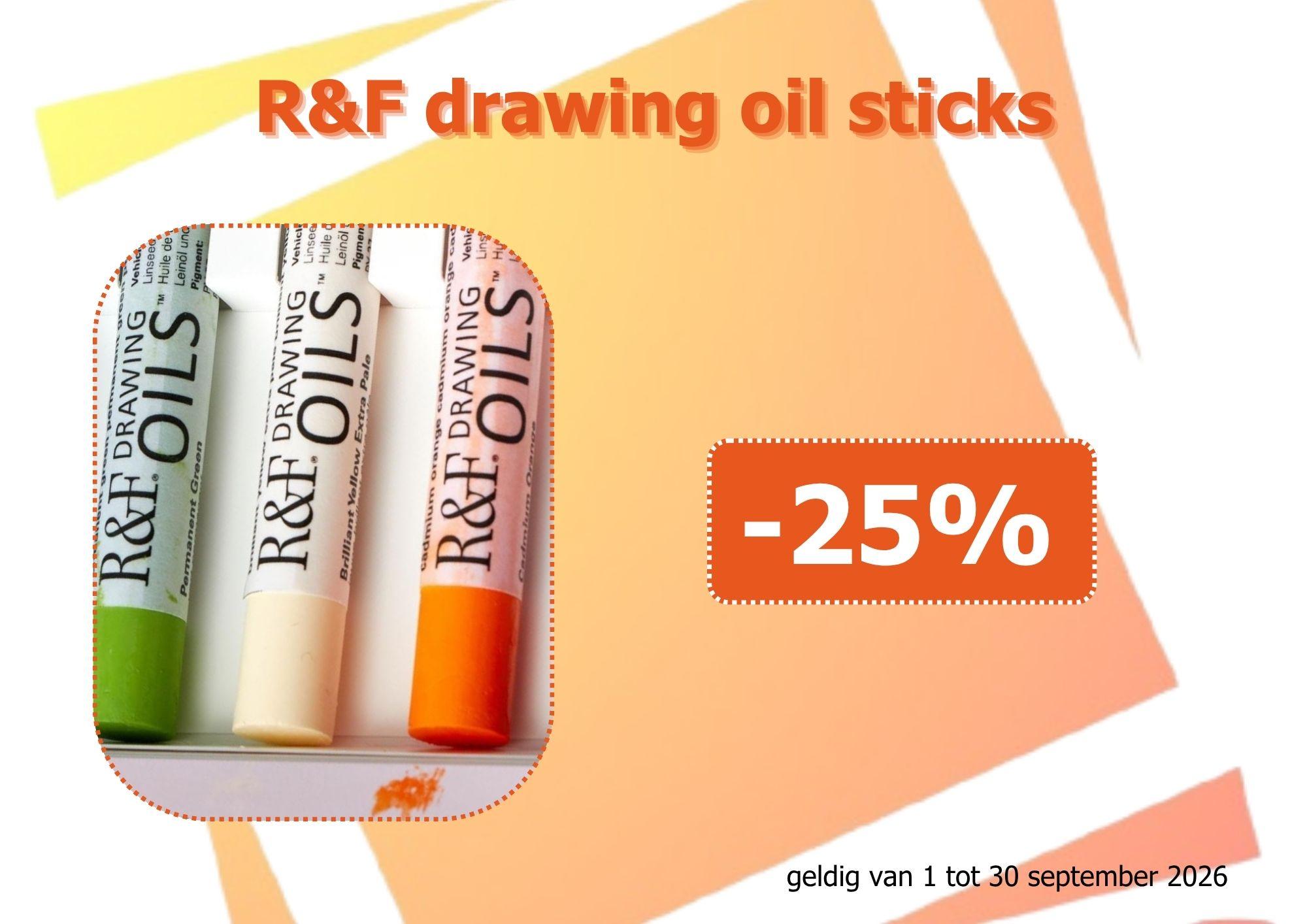 R&F drawing oil sticks