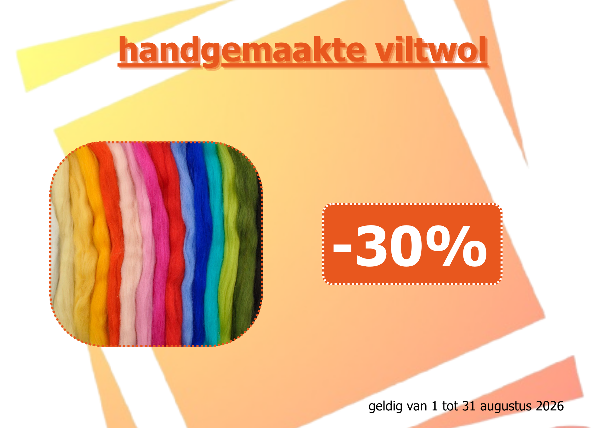 handgemaakte viltwol