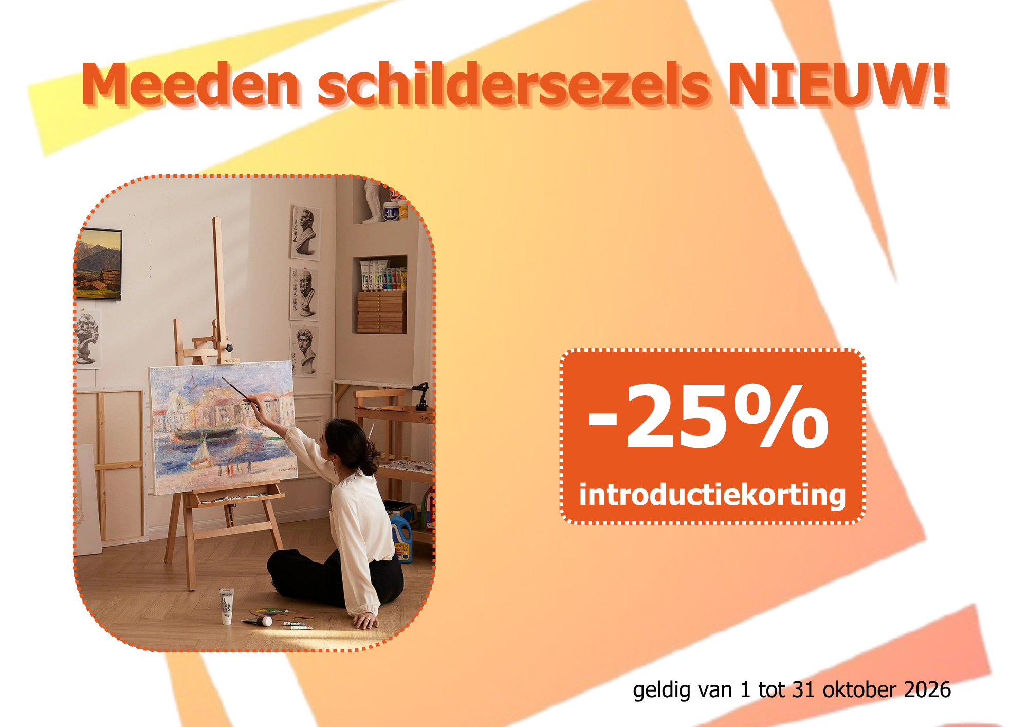 Meeden schildersezels NIEUW!