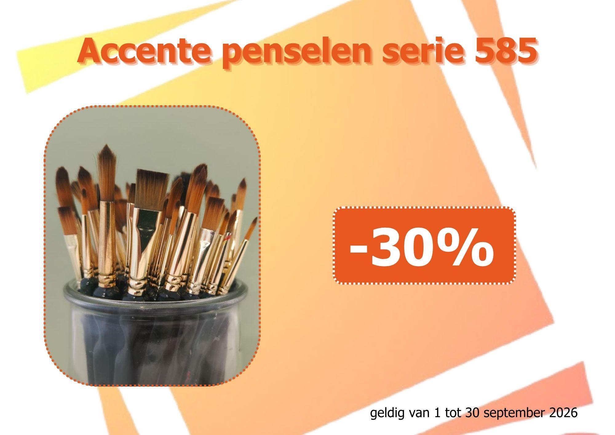 Accente penselen serie 585