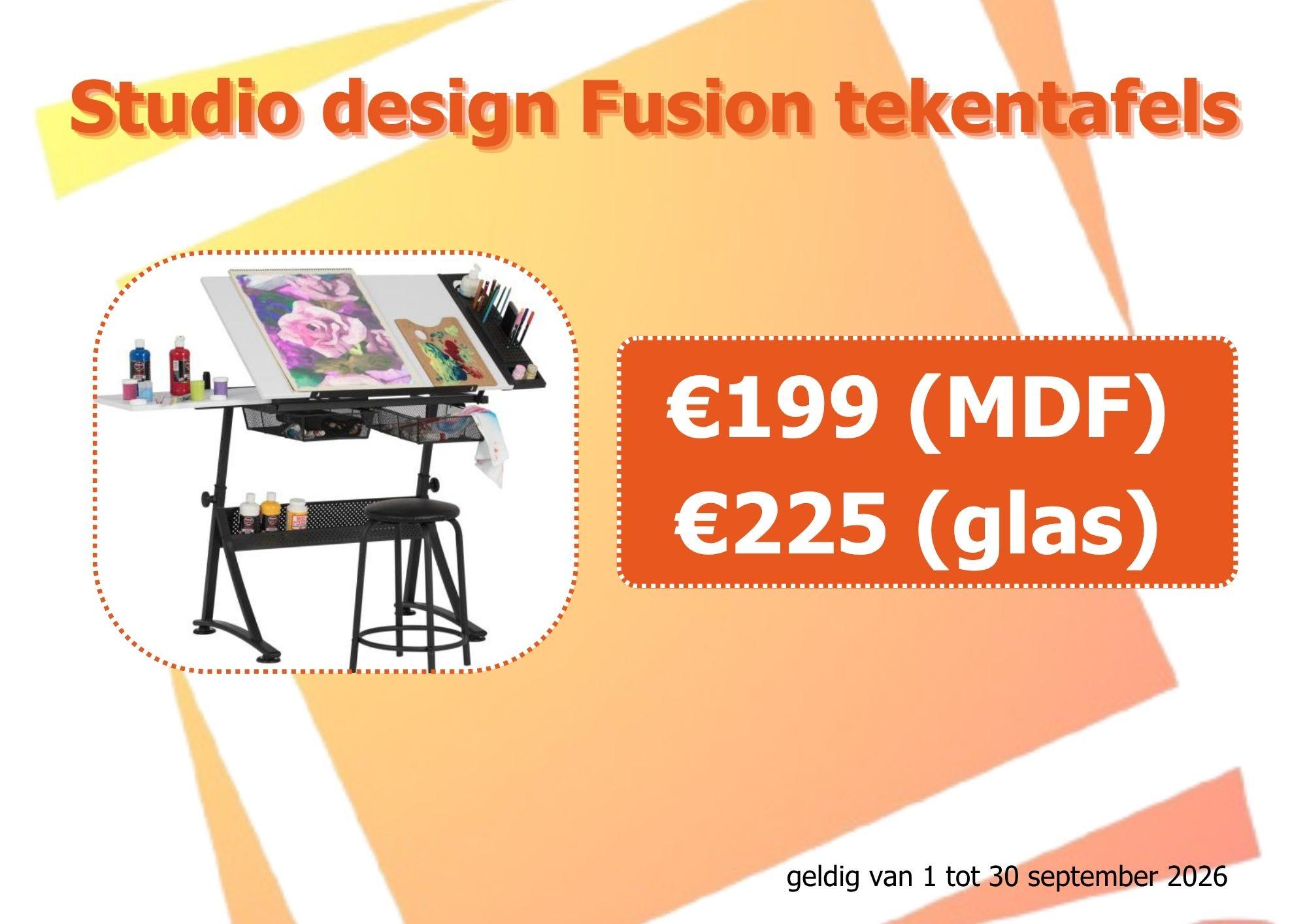 Studio design Fusion tekentafels