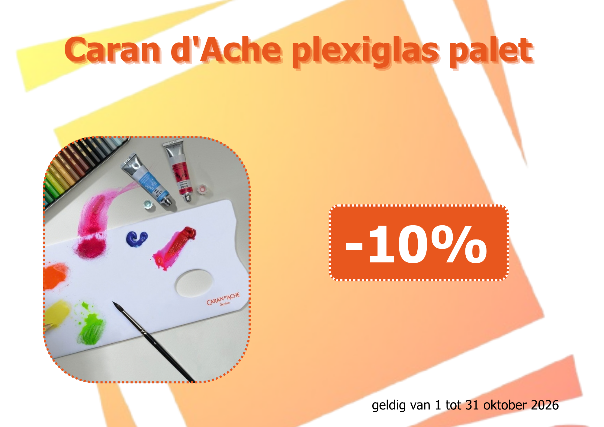 Caran d'Ache plexiglas palet