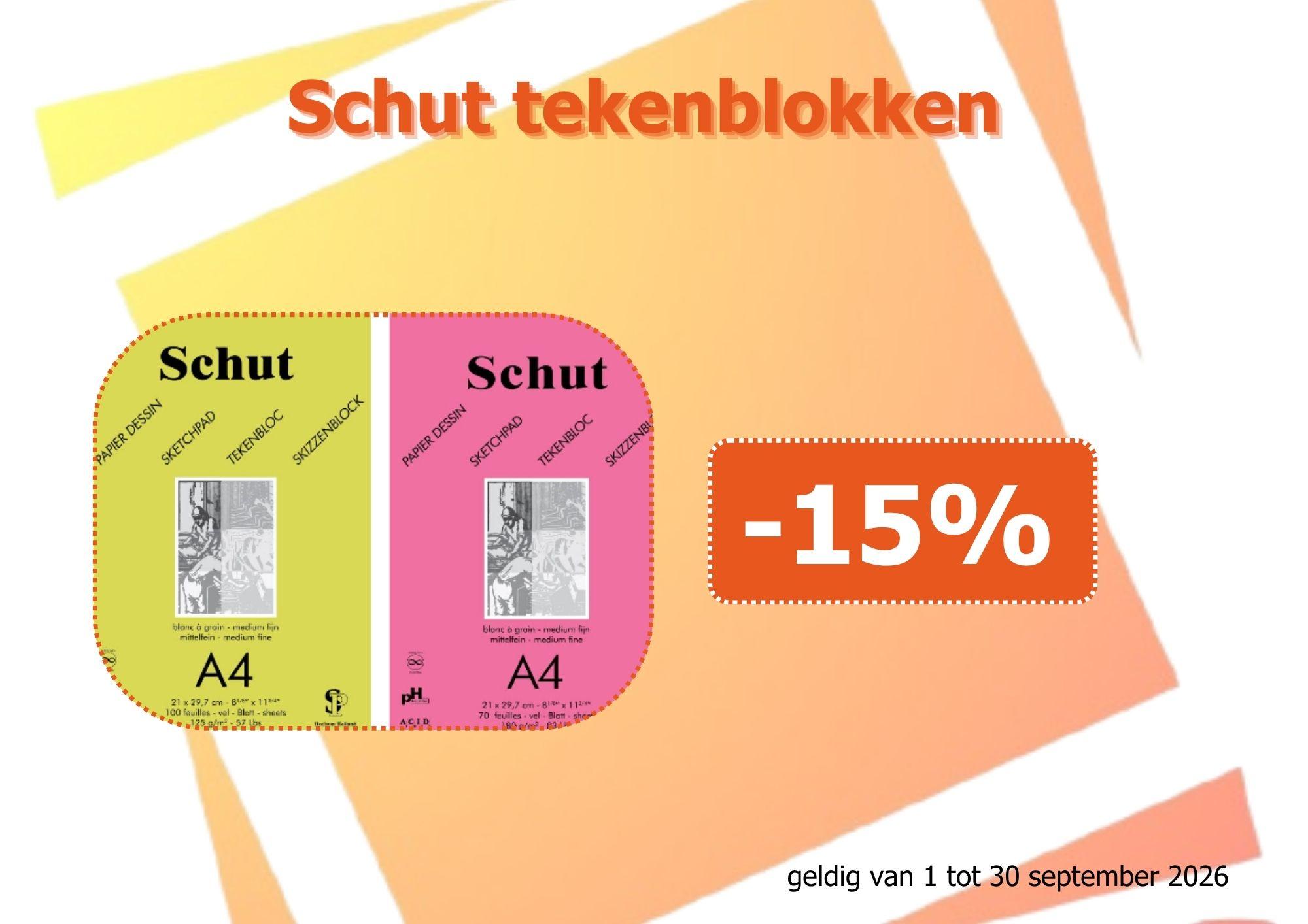 Schut tekenblokken