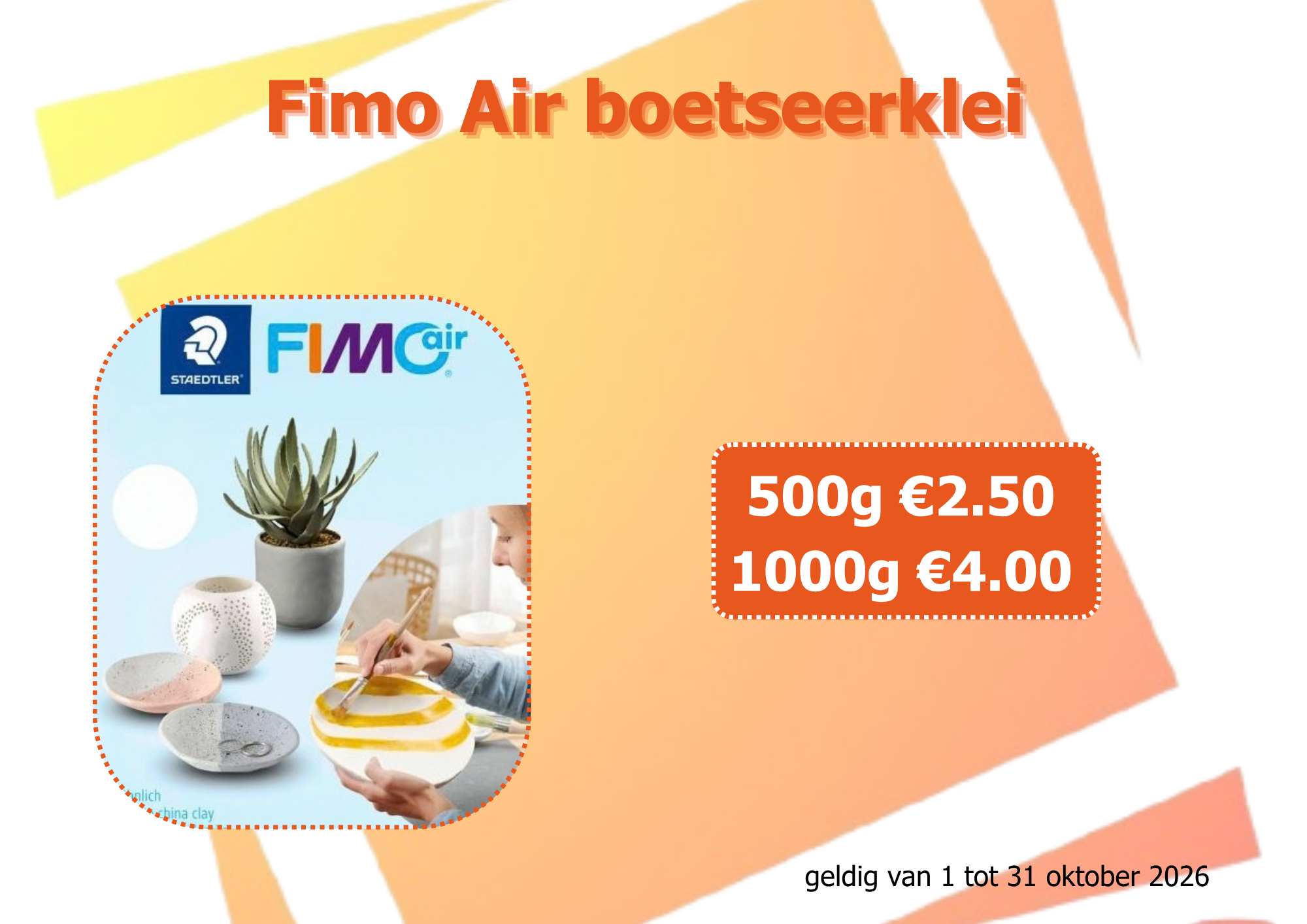 Fimo Air boetseerklei